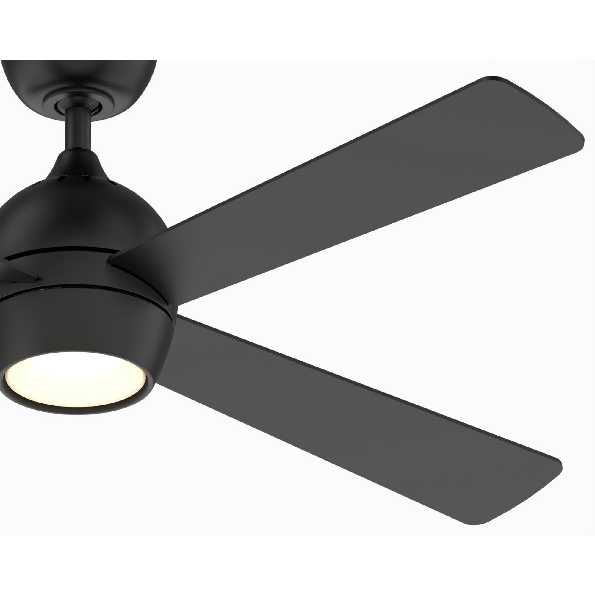 Kwad 52 Inch Black Modern LED Ceiling Fan with Remote - Bees Lighting