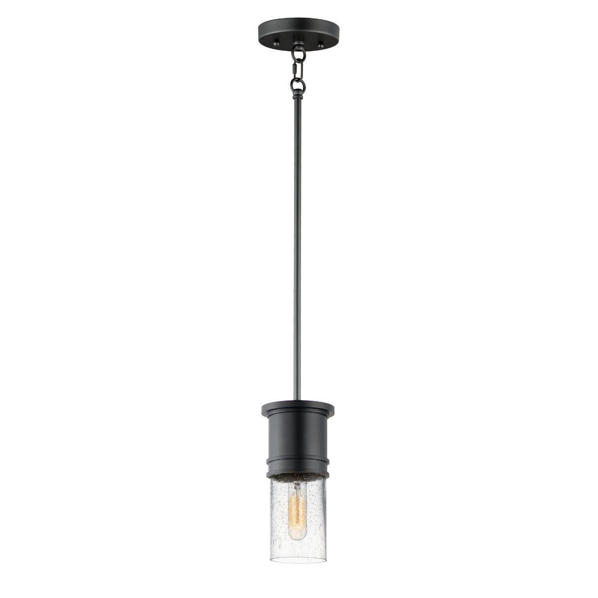 Rexford 4 in. Pendant Light with Seeded Glass - Bees Lighting