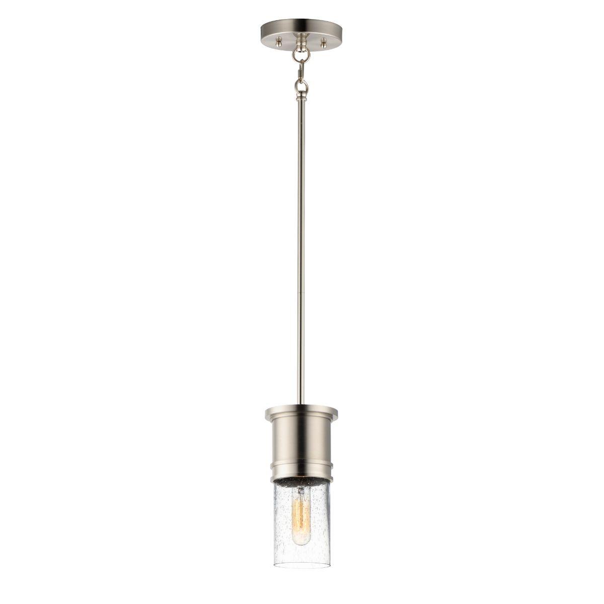 Rexford 4 in. Pendant Light with Seeded Glass - Bees Lighting