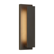 Nate 17" LED Outdoor Wall Light, Bronze Finish - Bees Lighting