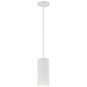 Pilson 11" LED Pendant, Matte White Finish, Rod - Bees Lighting