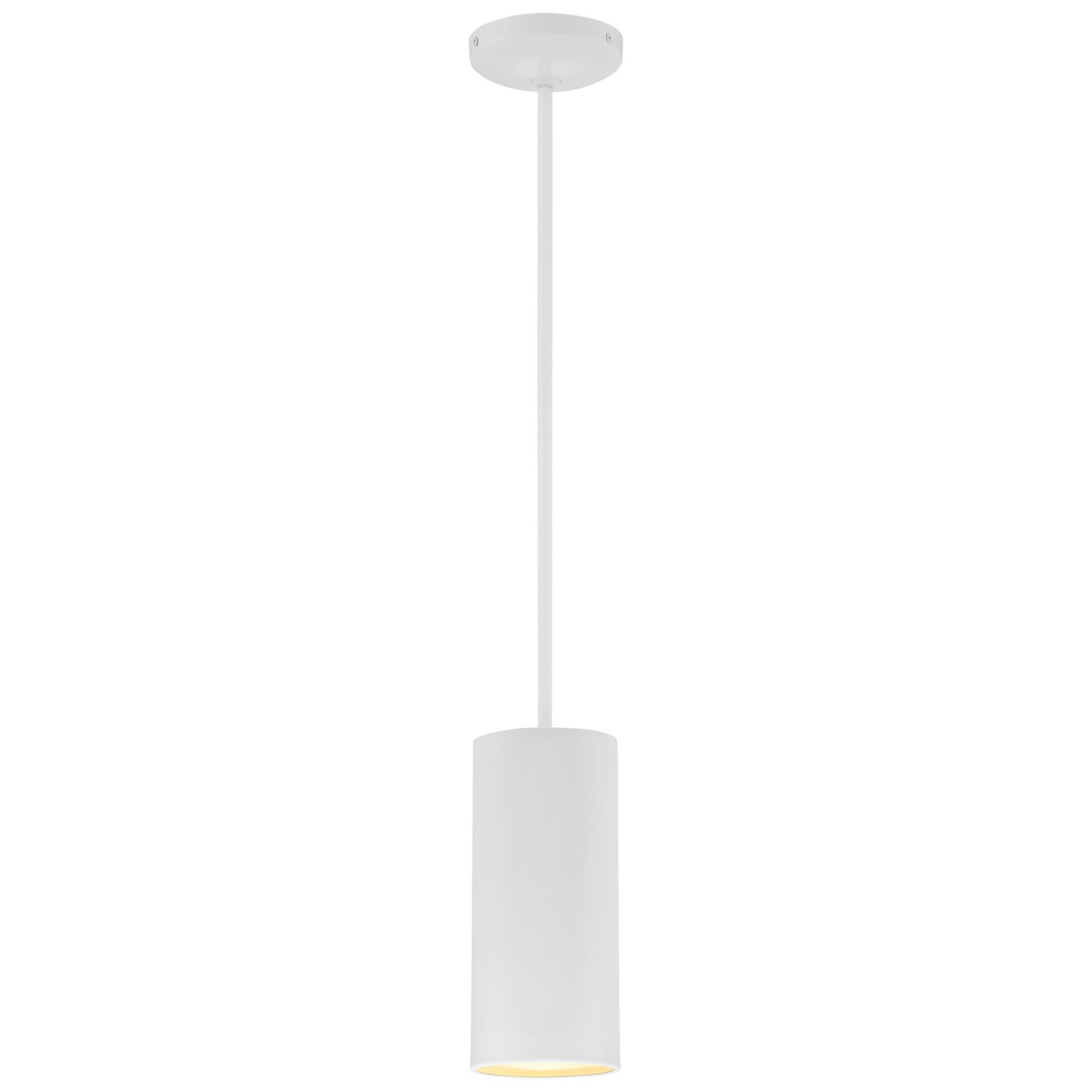 Pilson 11" LED Pendant, Matte White Finish, Rod - Bees Lighting