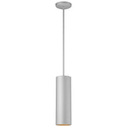 Pilson 15" LED Pendant, Satin Finish, Rod - Bees Lighting
