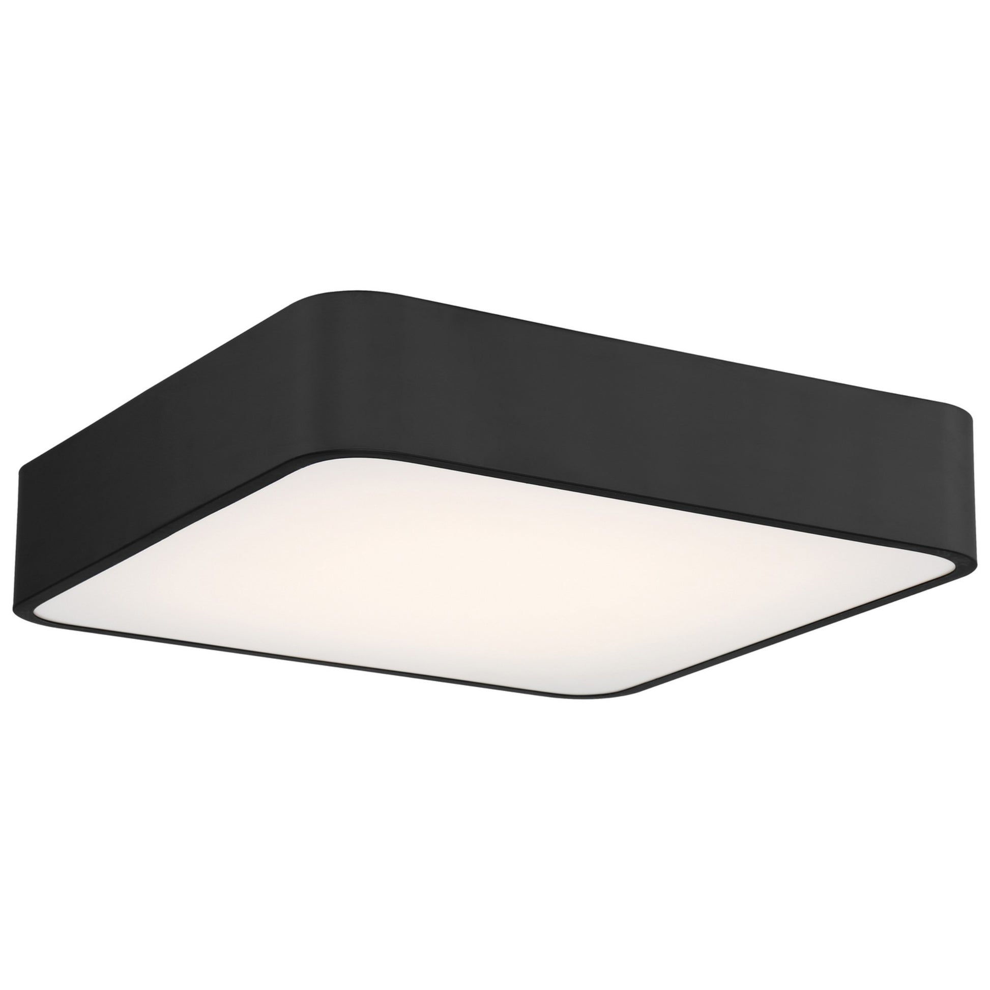 Granada 16" LED Flush Mount, Black Finish - Bees Lighting