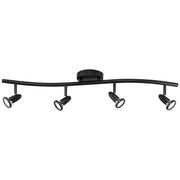 Cobra 34" LED Wall / Ceiling Spotlight Bar, Black Finish - Bees Lighting