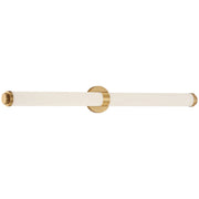 Aqua 37" LED Vanity, Brushed Gold Finish - Bees Lighting