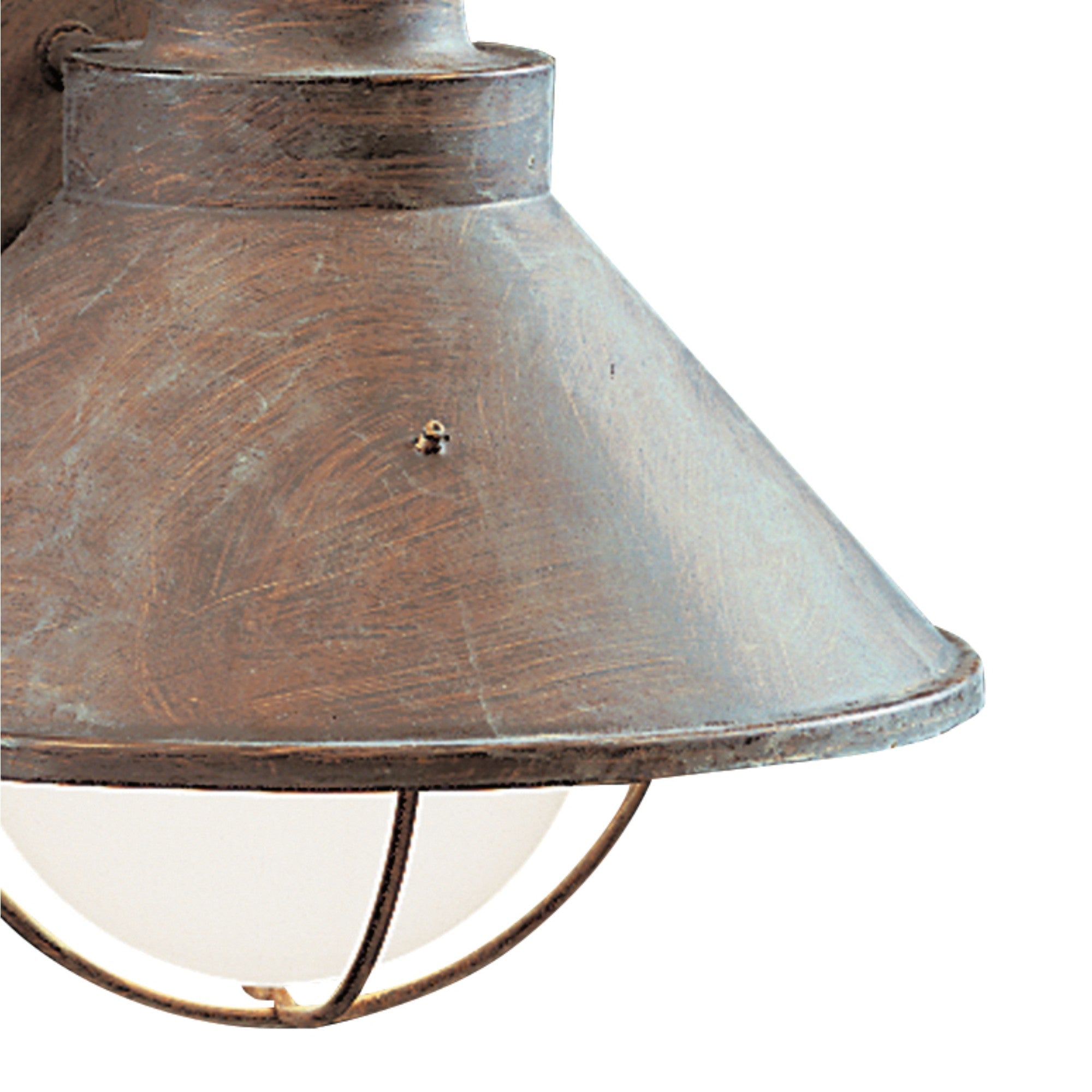 Seaside 14" Outdoor Wall Light, Olde Brick Finish - Bees Lighting