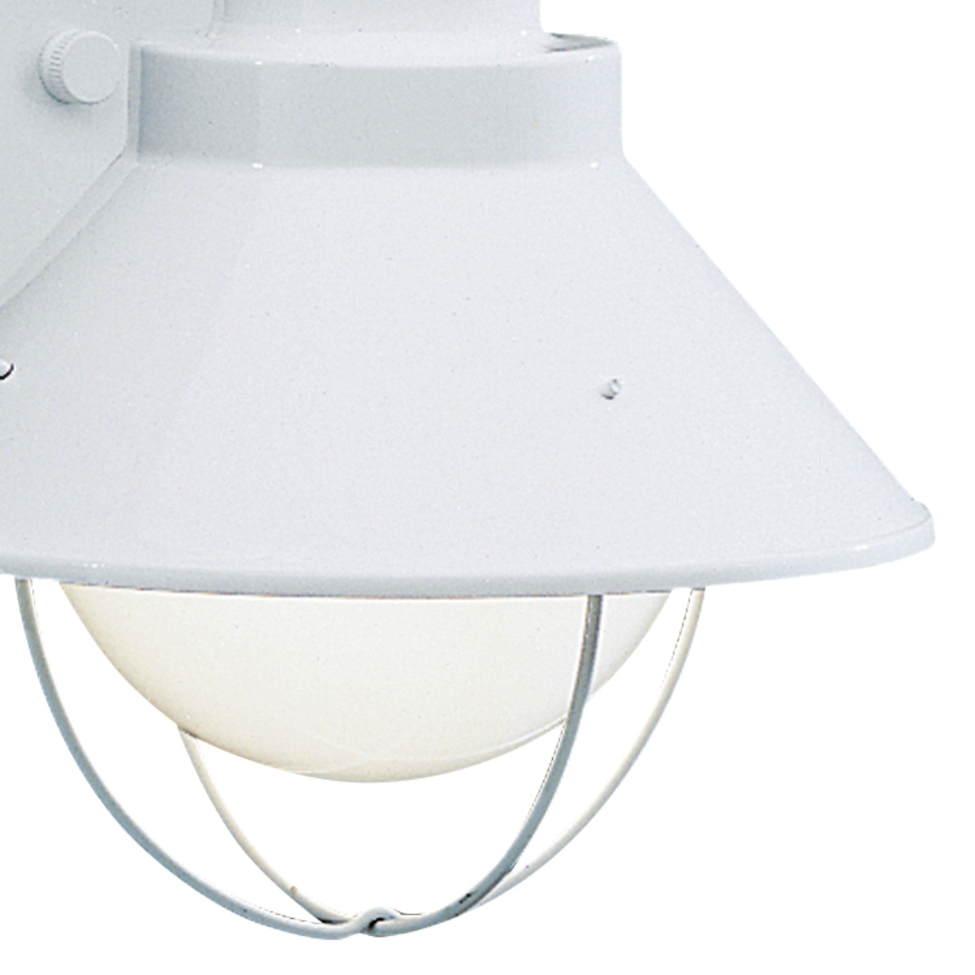 Seaside 12" Outdoor Wall Light, White Finish - Bees Lighting