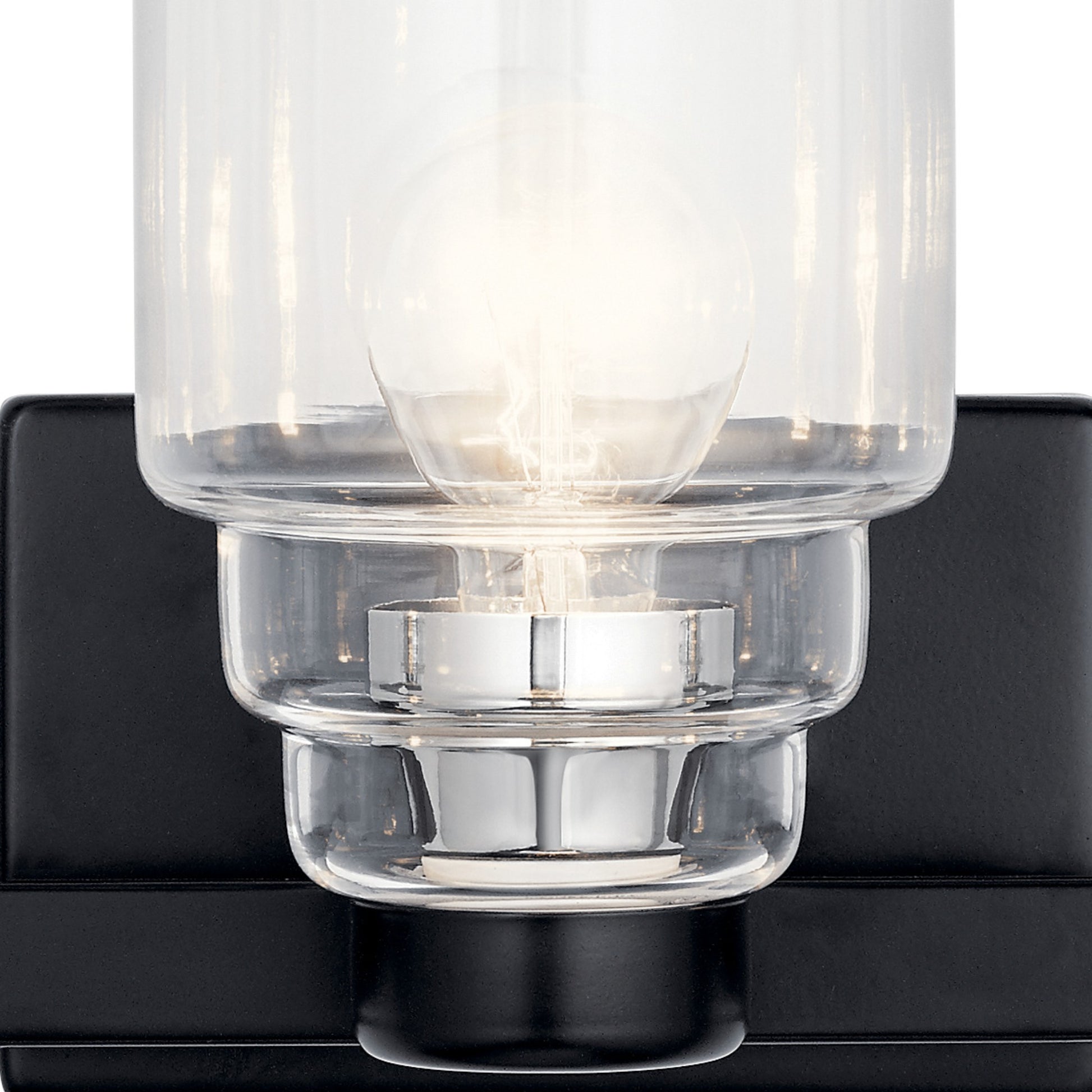 Vionnet 24" 3-Light Bath Vanity Light, Black Finish - Bees Lighting