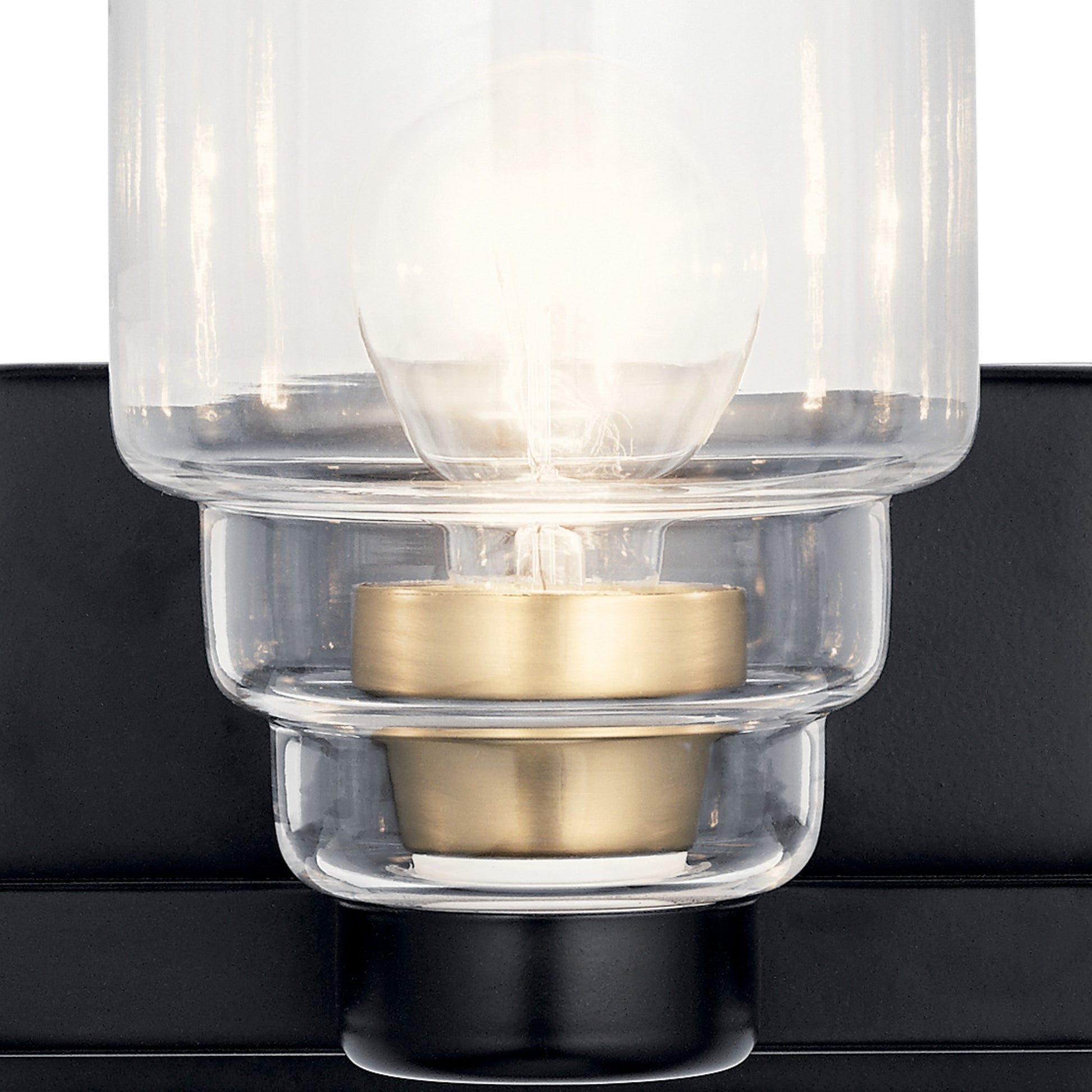 Vionnet 24" 3-Light Bath Vanity Light, Black Finish - Bees Lighting