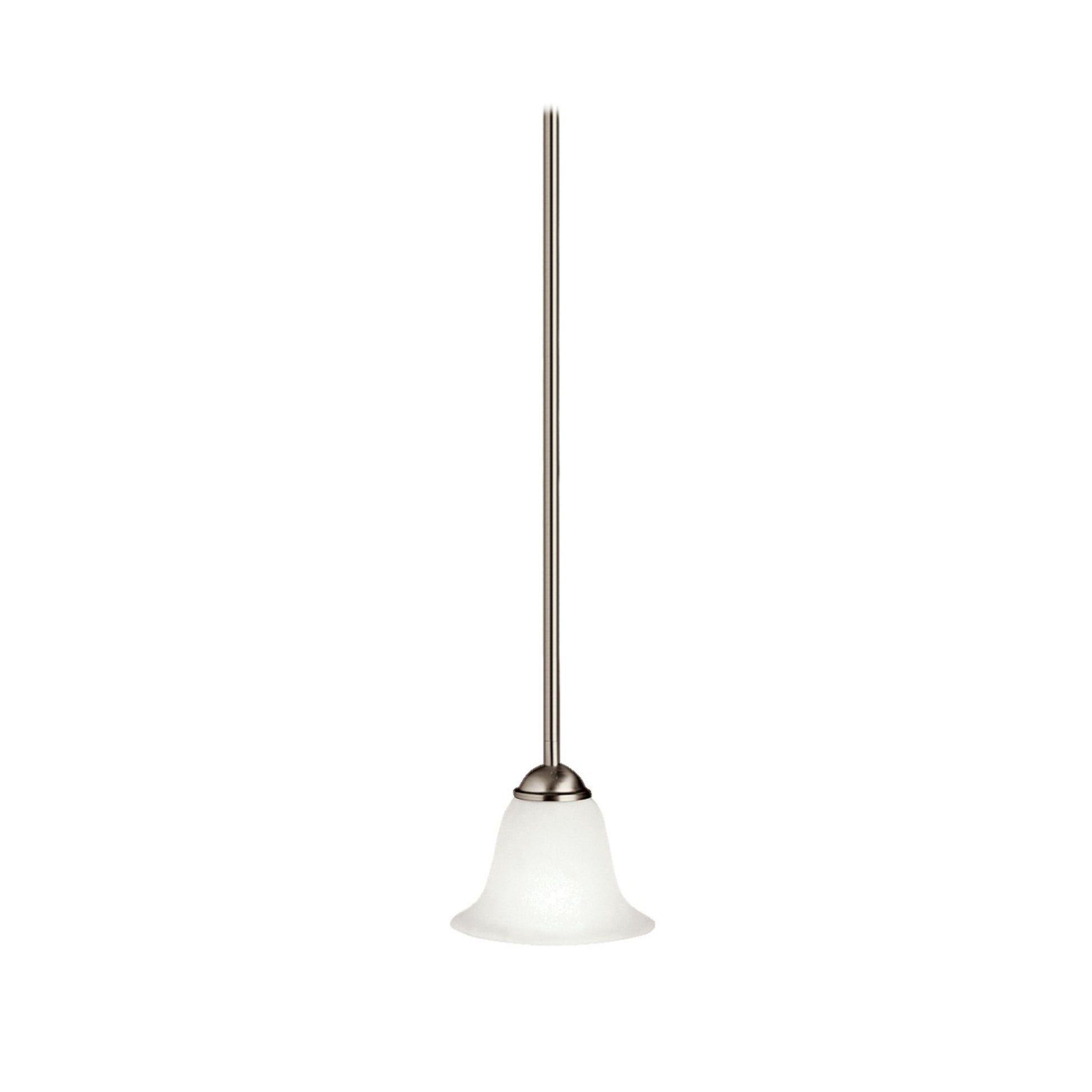 Dover 6" Mini Pendant, Brushed Nickel Finish - Bees Lighting