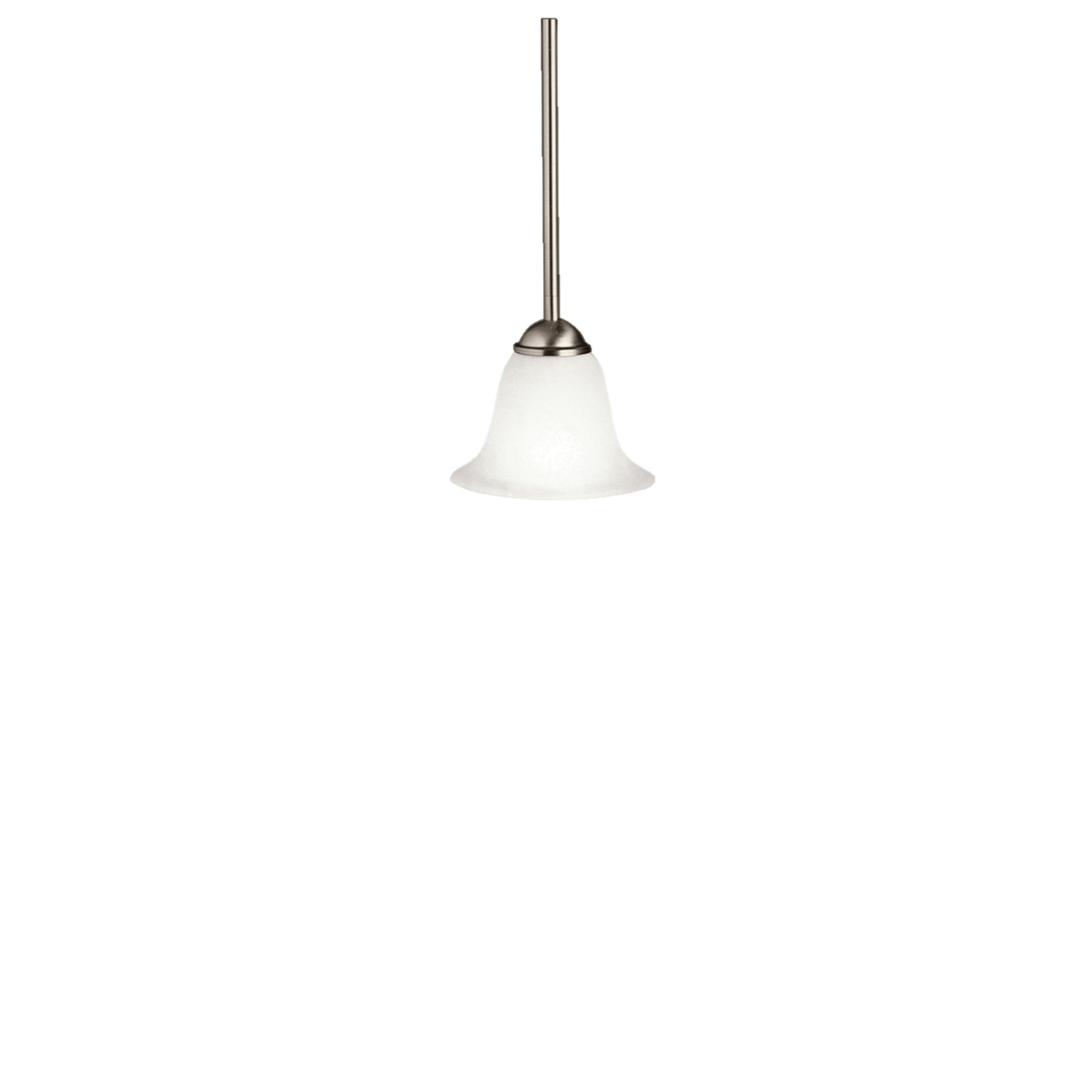 Dover 6" Mini Pendant, Brushed Nickel Finish - Bees Lighting