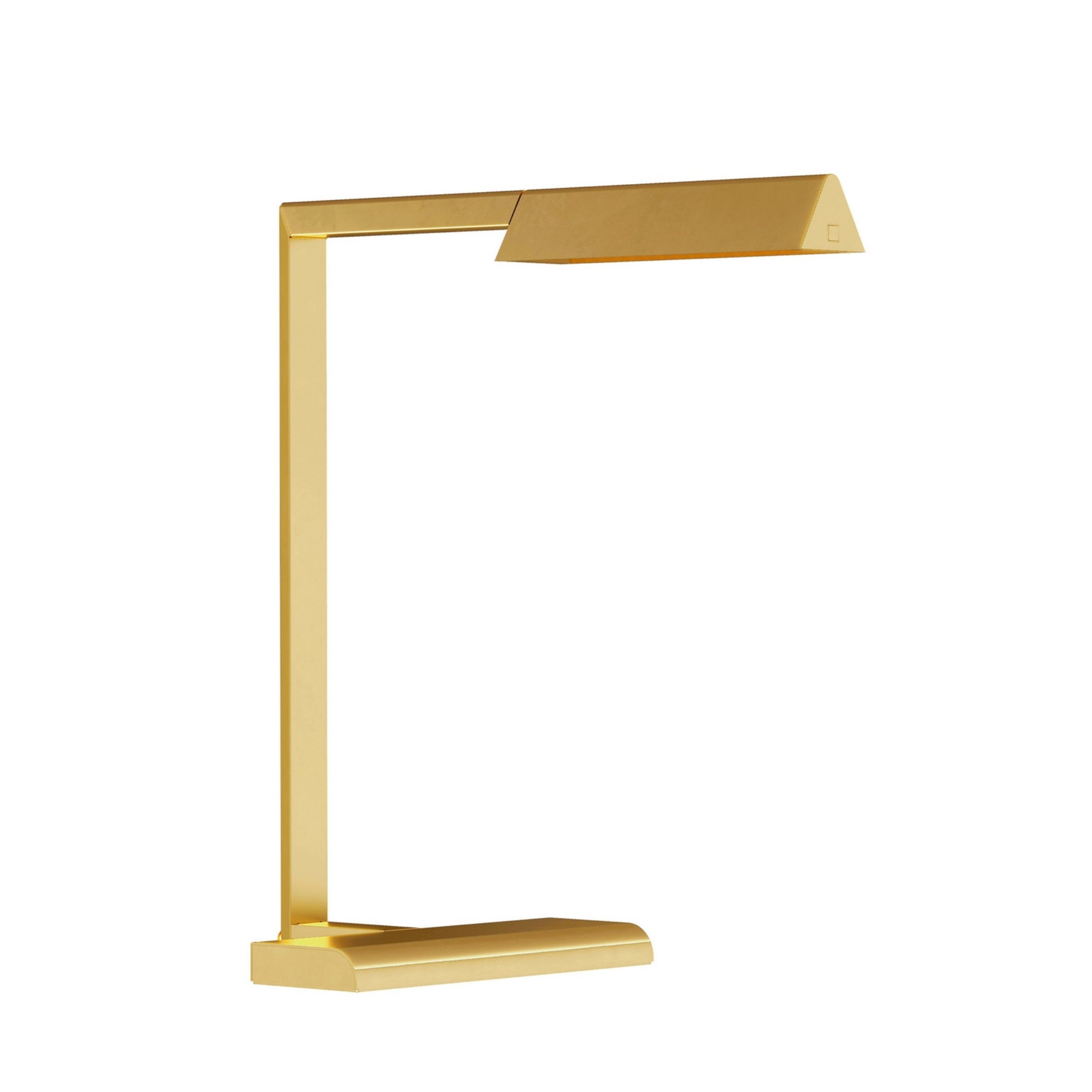 Dessau 16" LED Table Lamp, Natural Brass Finish - Bees Lighting