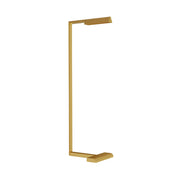Dessau 38" LED Floor Lamp, Natural Brass Finish - Bees Lighting