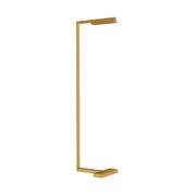 Dessau 46" LED Floor Lamp, Natural Brass Finish - Bees Lighting