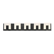 Canmore 5-Light 34" LED Vanity, Black Finish - Bees Lighting