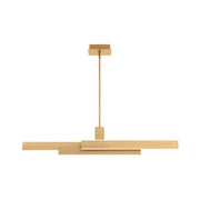 Cameno 45" LED Linear Chandelier, Gold Finish - Bees Lighting
