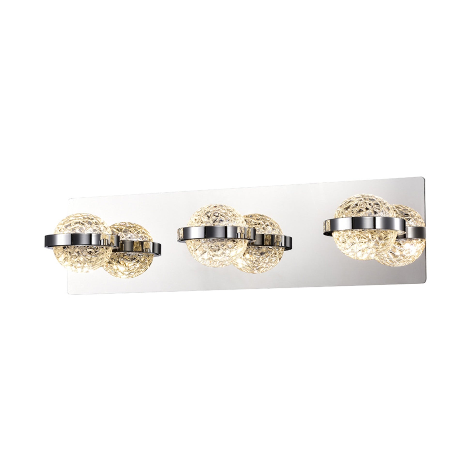 Ryder 3-Light 20" LED Vanity, Chrome Finish - Bees Lighting