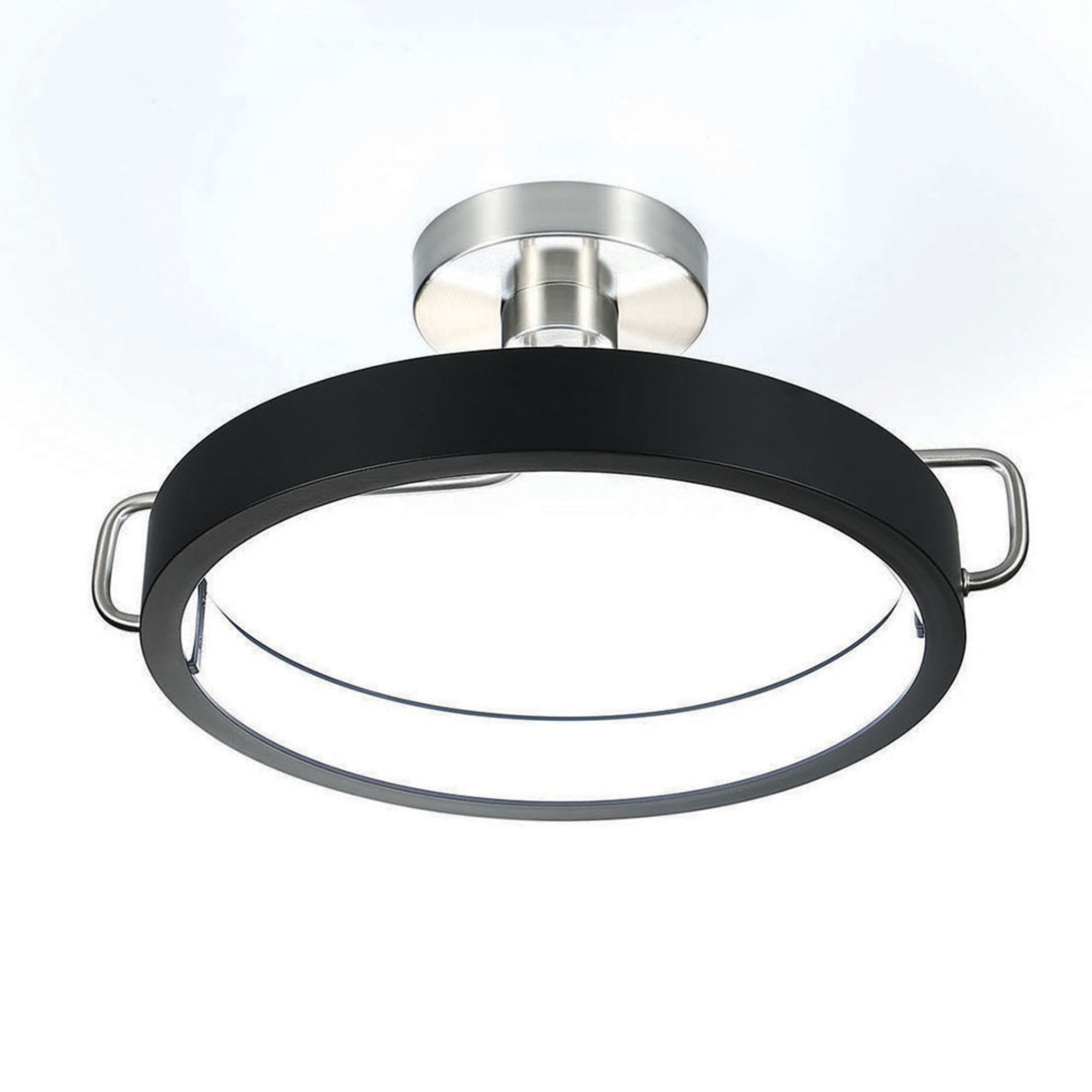 Pemberton 18 in. LED Pendant Light Satin Nickel finish