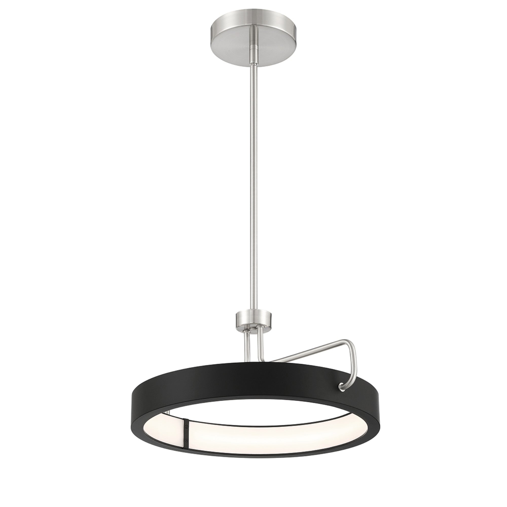 Pemberton 18 in. LED Pendant Light Satin Nickel finish