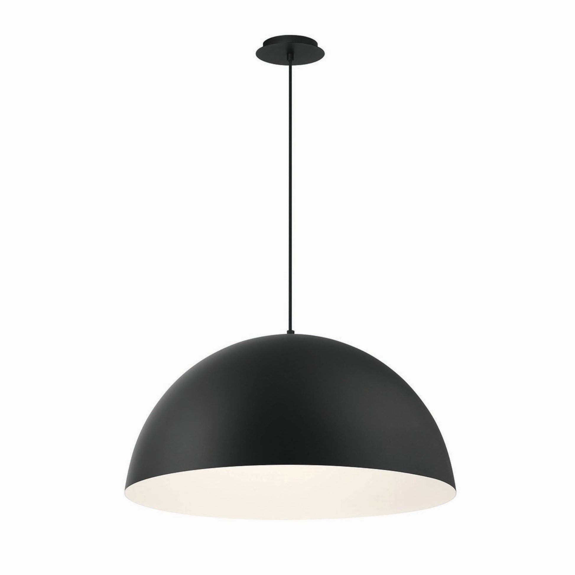 Laverton 24" LED Pendant, Black Finish - Bees Lighting