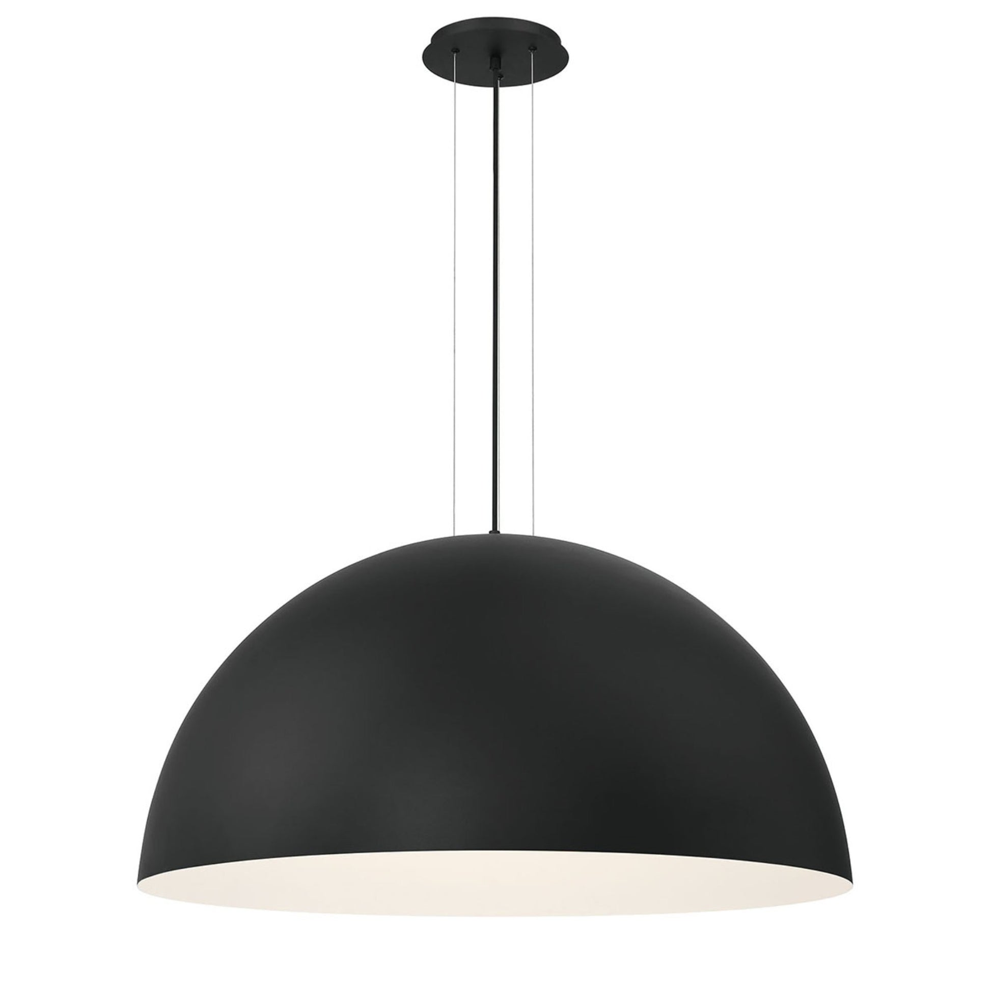 Laverton 36" LED Chandelier, Black Finish - Bees Lighting