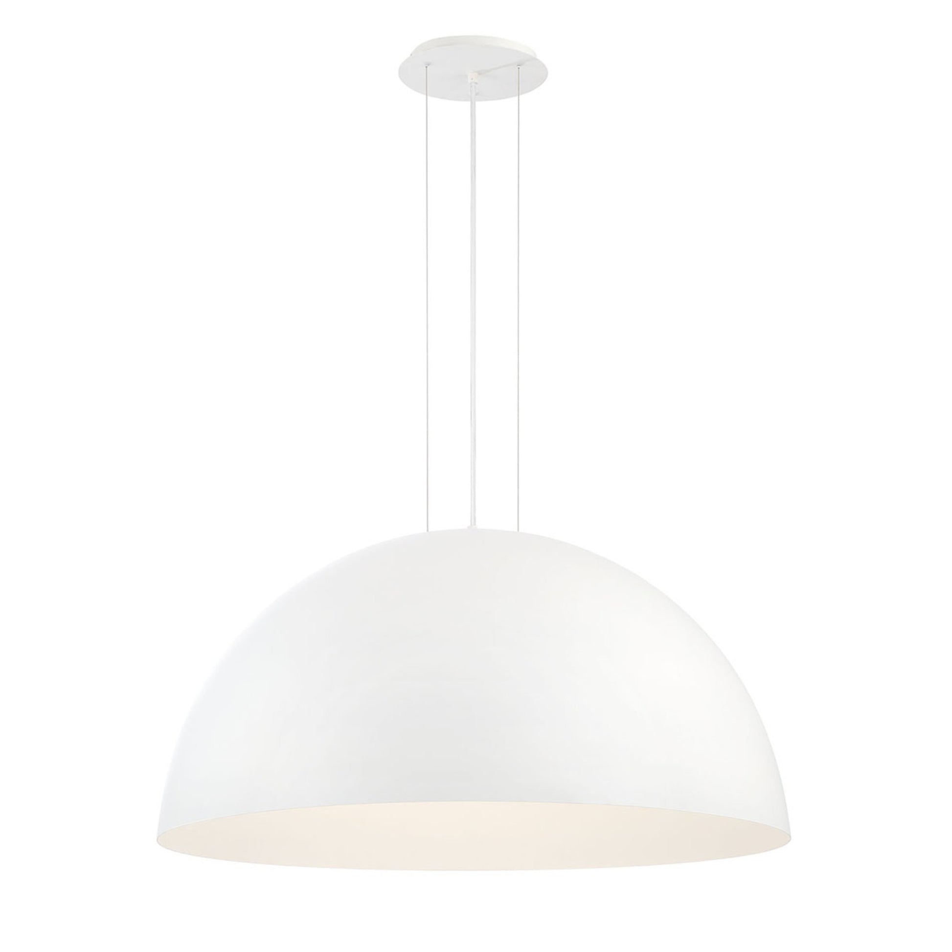 Laverton 36" LED Chandelier, White Finish - Bees Lighting