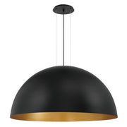 Laverton 47" LED Chandelier, Gold & Black Finish - Bees Lighting