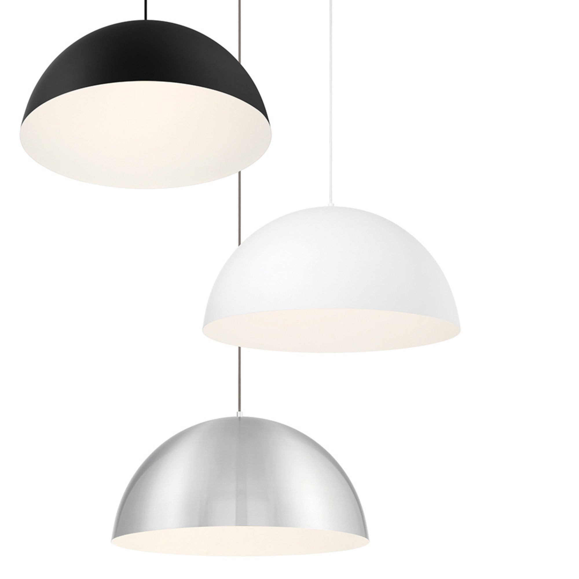 Laverton 47" LED Chandelier, White Finish - Bees Lighting