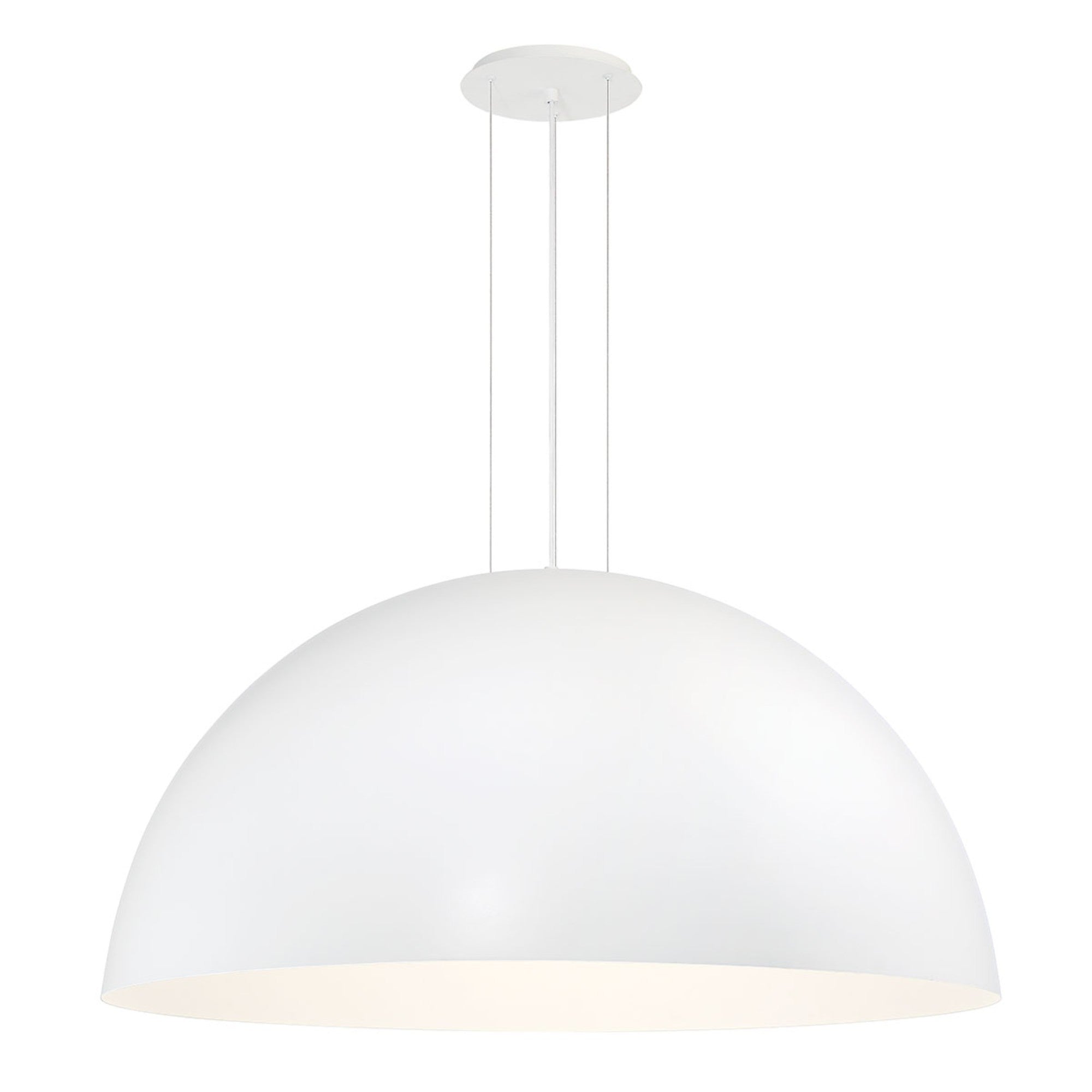 Laverton 47" LED Chandelier, White Finish - Bees Lighting