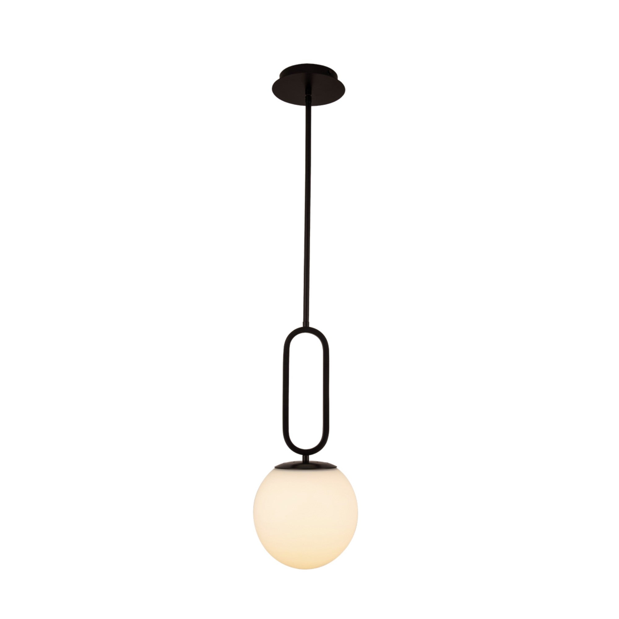 Prospect 10" Mini Pendant, Black Finish - Bees Lighting