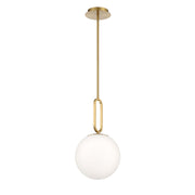 Prospect 10" Mini Pendant, Gold Finish - Bees Lighting