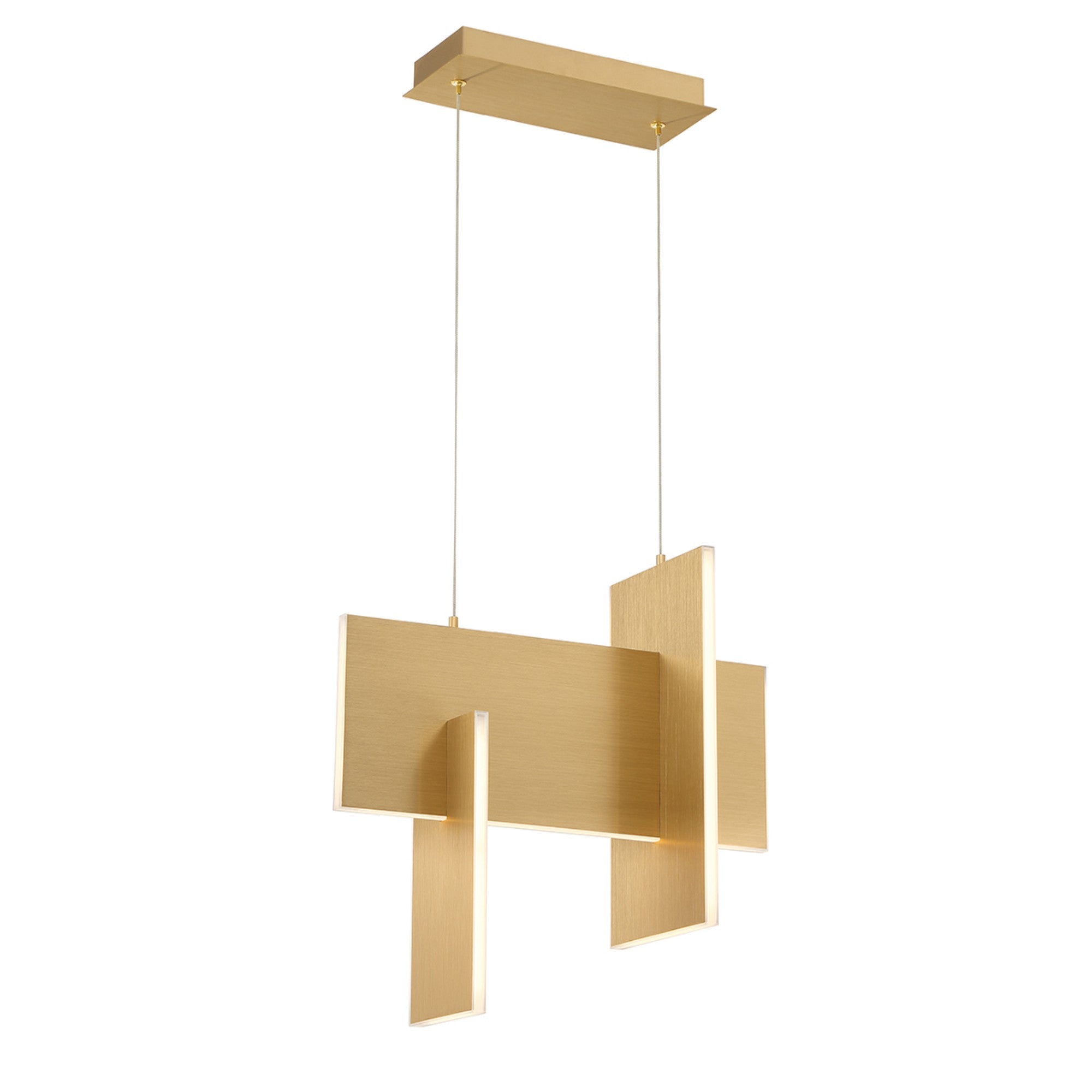 Coburg 20" LED Mini Chandelier, Gold Finish