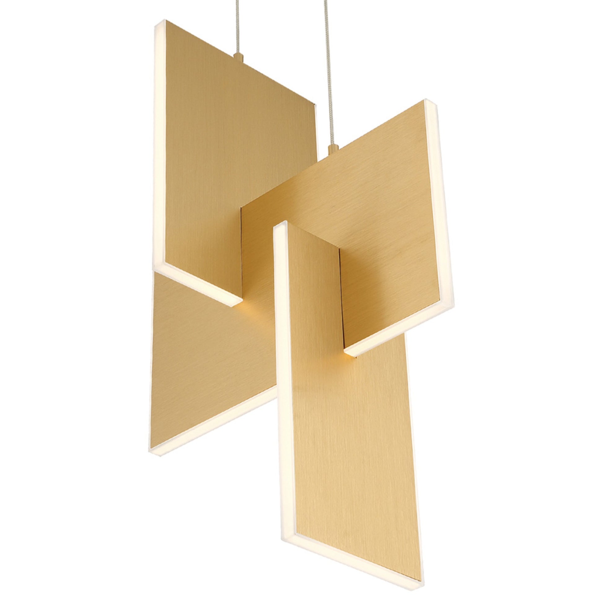 Coburg 23" LED Pendant, Gold Finish - Bees Lighting