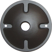 1 Light Die Cast Mounting Plate Dark Gray Finish - Bees Lighting