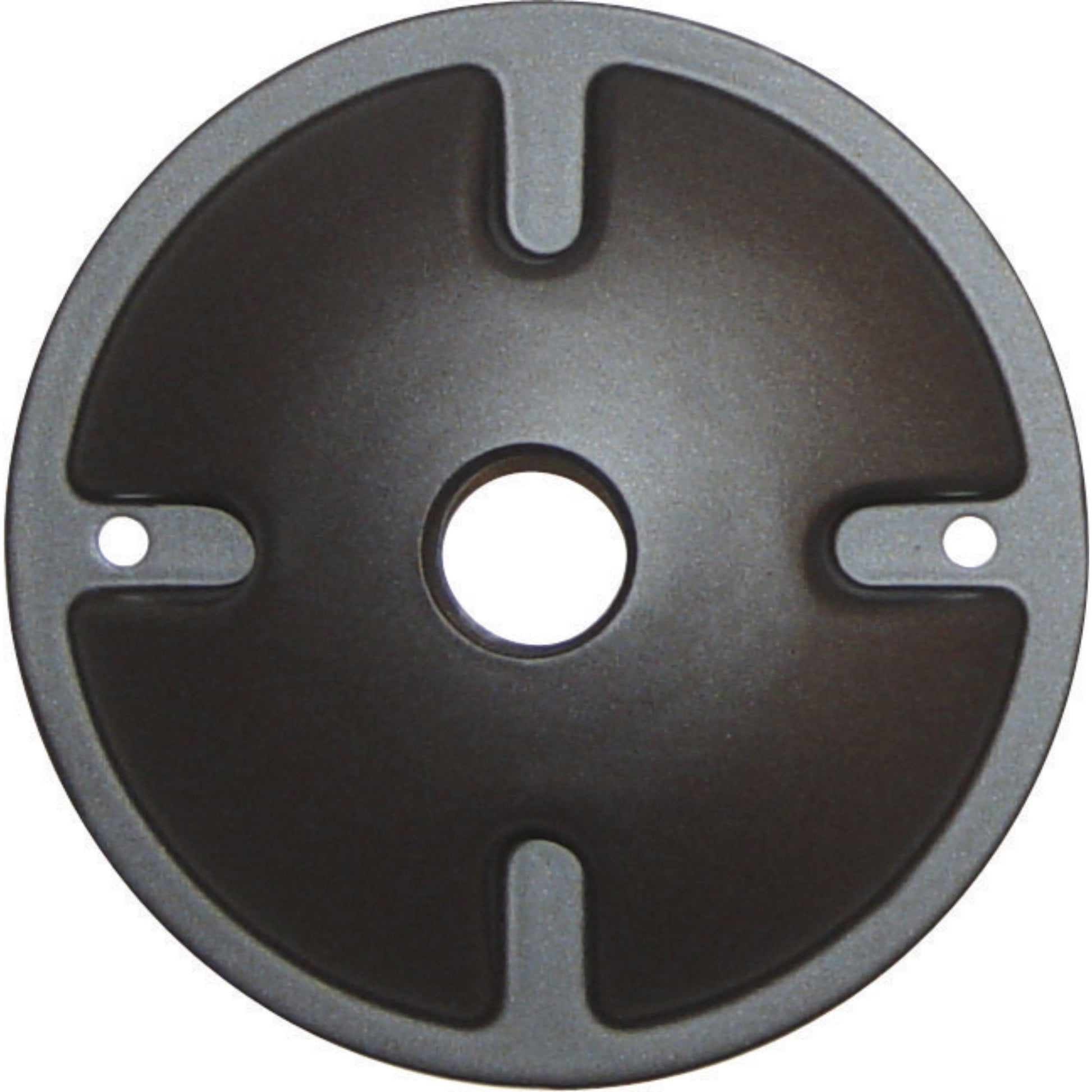 1 Light Die Cast Mounting Plate Dark Gray Finish - Bees Lighting