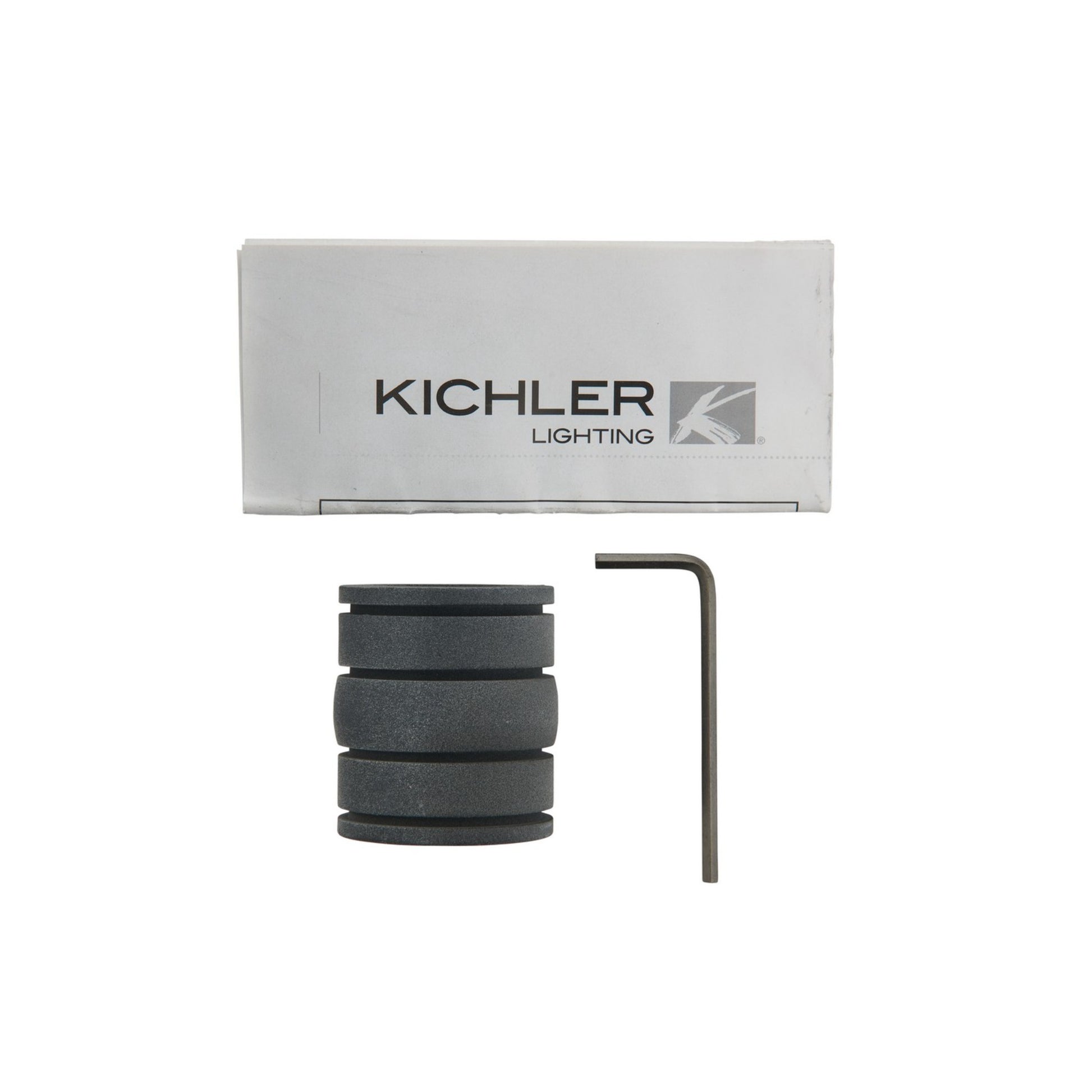 Kichler Downrod Coupler, Weathered Zinc Finish - Bees Lighting