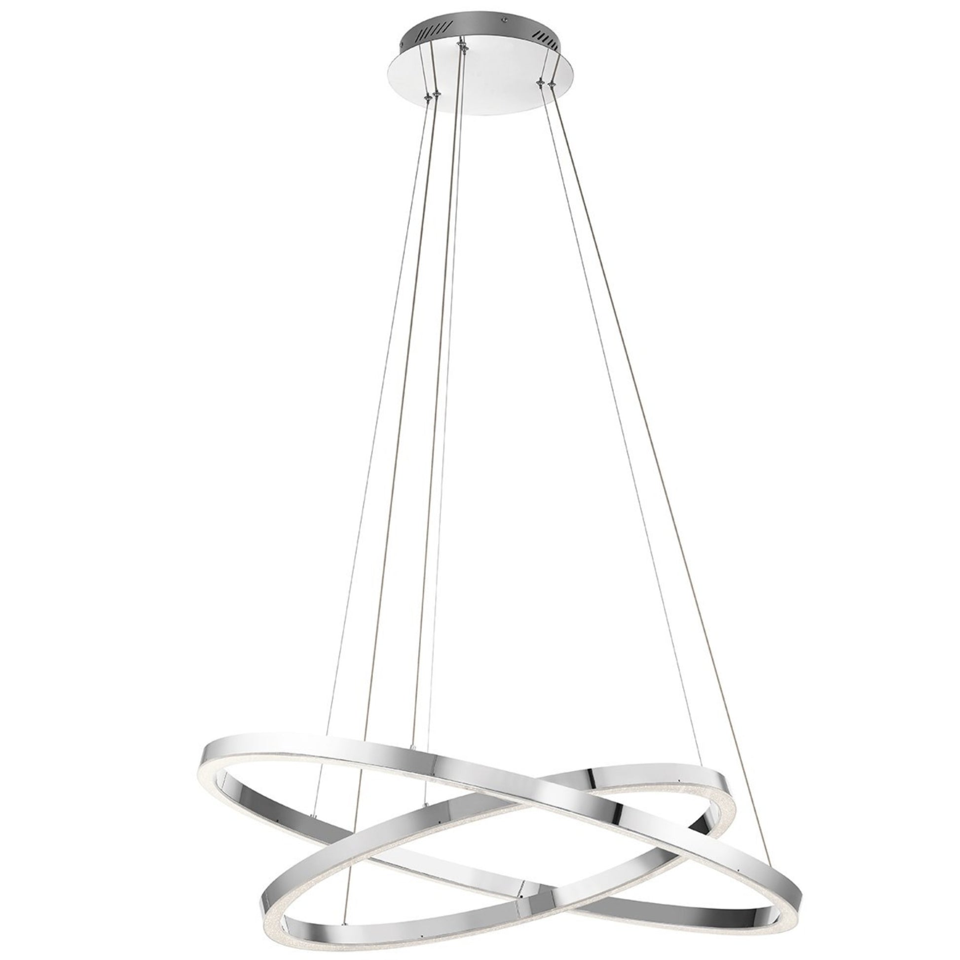 Opus 36" LED Pendant, Chrome Finish - Bees Lighting