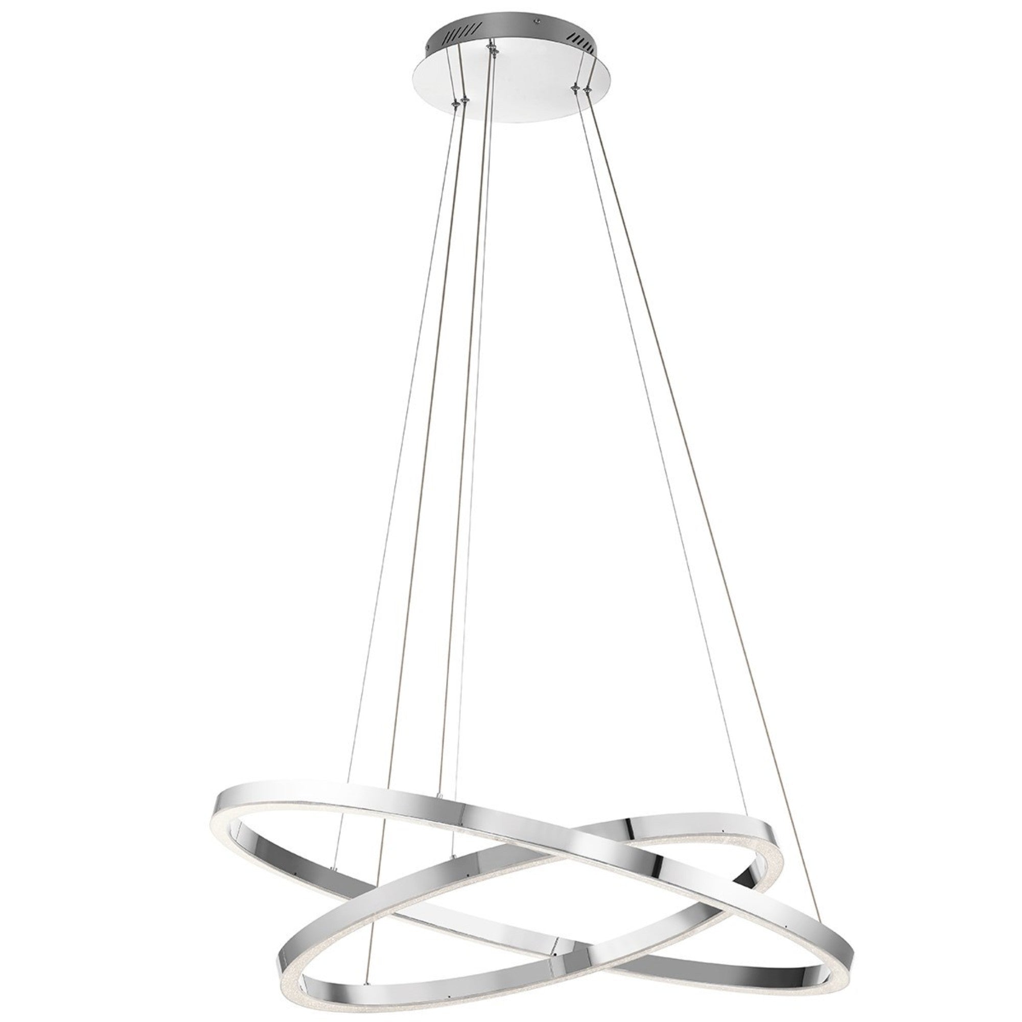 Opus 36" LED Pendant, Chrome Finish - Bees Lighting