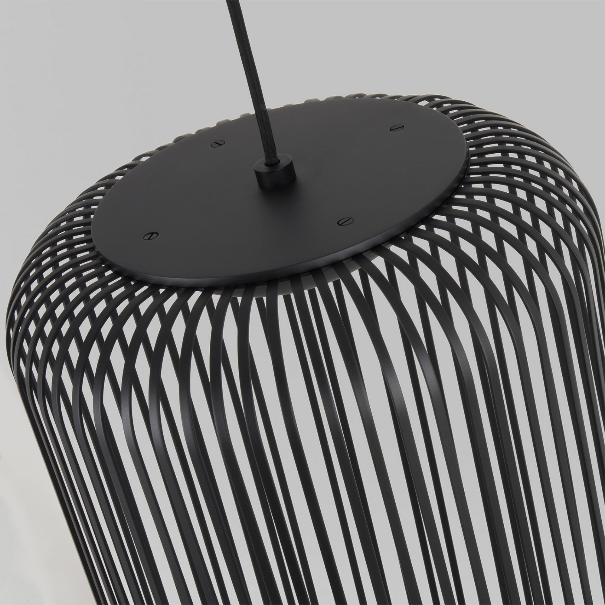 Kai 12" LED Pendant, Nightshade Black Finish - Bees Lighting