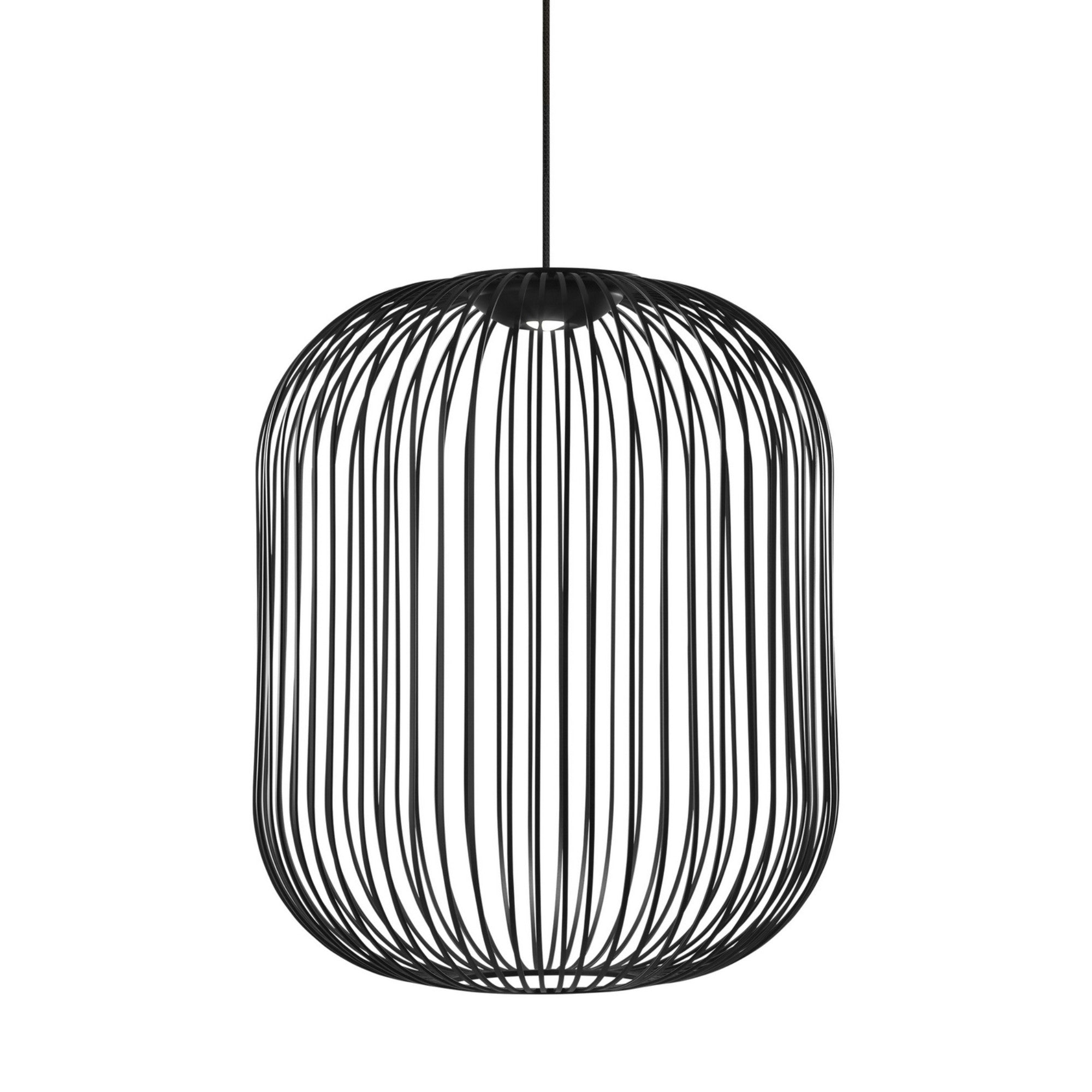 Kai 23" LED Pendant, Nightshade Black Finish - Bees Lighting