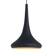 Visual Comfort Modern - Noema 14" Pendant, Black/Gold Finish | Bees Lighting