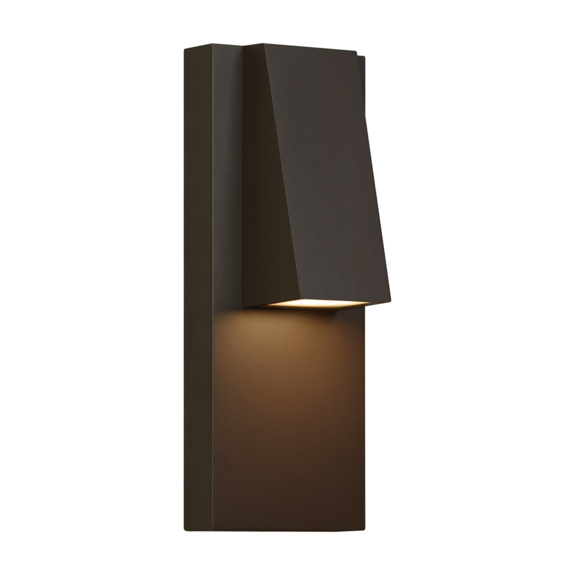 Peak 13" Outdoor Wall Sconce, Bronze Finish - Bees Lighting