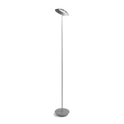 Royyo Silver with Silver Contemporary LED Floor Lamp with USB Port - Bees Lighting