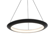 The Ring 24" LED Pendant, 2700K, Black Finish - Bees Lighting