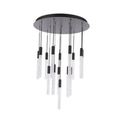 Magic 23" 15-Light LED Pendant, Black Finish - Bees Lighting