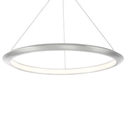 The Ring 36" LED Pendant, 2700K, Brushed Aluminum Finish - Bees Lighting