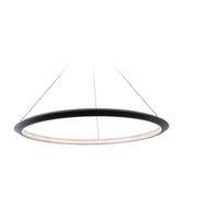 The Ring 48" LED Pendant, 3500K, Black Finish - Bees Lighting