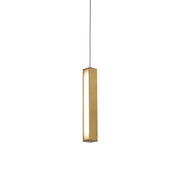 Chaos 14" LED Mini Pendant, Aged Brass Finish - Bees Lighting