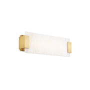 Quarry 18" LED Bath & Vanity Light, Aged Brass Finish - Bees Lighting